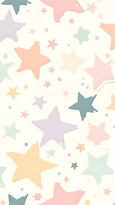 JPG 별 백그라운드 패턴 일러스트 사람없음 파스텔톤 국내일러스트 AI일러스트 AI콘텐츠 자연요소 컬러 무늬 파일형식