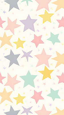 JPG 별 백그라운드 패턴 일러스트 사람없음 파스텔톤 국내일러스트 AI일러스트 AI콘텐츠 자연요소 컬러 무늬 파일형식