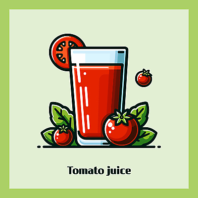 토마토 일러스트 잔 건강 사람없음 빨간색 신선 비타민 토마토주스 국내일러스트 AI파일 식기 컬러 채소 야채주스 영양소 파일형식 벡터