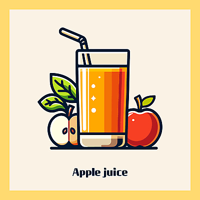 일러스트 잔 건강 빨대 사람없음 주황색 신선 사과 상큼 비타민 사과주스 국내일러스트 AI파일 식기 컬러 과일 과일주스 영양소 파일형식 벡터