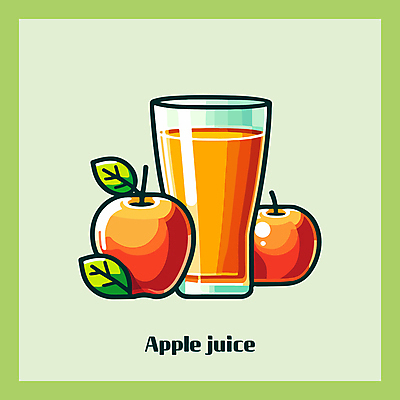 일러스트 자연 잔 건강 사람없음 주황색 신선 사과 상큼 비타민 사과주스 국내일러스트 AI파일 식기 컬러 과일 과일주스 생태계 영양소 파일형식 벡터