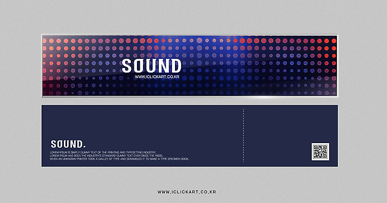 템플릿 편집 배너템플릿 가로배너 음악 팝업 사람없음 빨간색 파란색 소리 점 배열 이미지 QR코드 이미지템플릿 AI파일 배너 컬러 문화예술 가로 파일형식 벡터