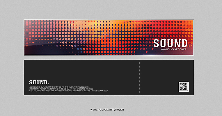 템플릿 편집 배너템플릿 가로배너 음악 팝업 사람없음 빨간색 소리 점 배열 이미지 QR코드 이미지템플릿 AI파일 배너 컬러 문화예술 가로 파일형식 벡터