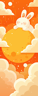 구름 일러스트 밤하늘 따뜻함 사람없음 추석 귀여움 주황색 보름달 가을 토끼 몽환 환상 국내일러스트 AI파일 자연요소 계절 명절 컬러 컨셉 포유류 하늘 반려동물 달 야간 파일형식 벡터