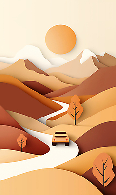 JPG 나무 편집이미지 명절 종이 도로 여행 자동차 자연 하늘 휴가 산 풍경 사람없음 태양 갈색 추석 드라이브 가을 페이퍼아트 귀향 귀성길 이미지편집 편집실사 AI포토 AI콘텐츠 자연요소 식물 전통 계절 기념일 길 육상교통 컬러 교통시설 운전 CG 생태계 파일형식