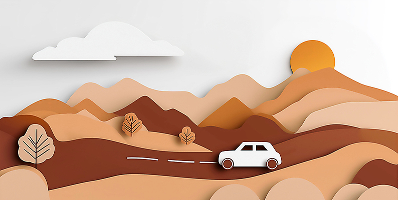 JPG 나무 구름 편집이미지 명절 종이 도로 여행 자동차 자연 하늘 휴가 산 풍경 사람없음 태양 갈색 추석 드라이브 가을 페이퍼아트 귀향 귀성길 2025년 트렌드컬러 이미지편집 편집실사 모카무스 AI포토 AI콘텐츠 자연요소 식물 전통 계절 기념일 길 육상교통 컬러 교통시설 운전 연도 CG 생태계 파일형식