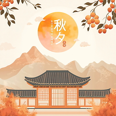 PSD 구름 편집이미지 한국전통 전통 명절 창문 나뭇잎 산 한옥 타이포그라피 사람없음 추석 보름달 가을 나뭇가지 감나무 편집소스 이미지편집 자연요소 나무 문자 계절 기념일 고건축 잎 한국 감 달 파일형식