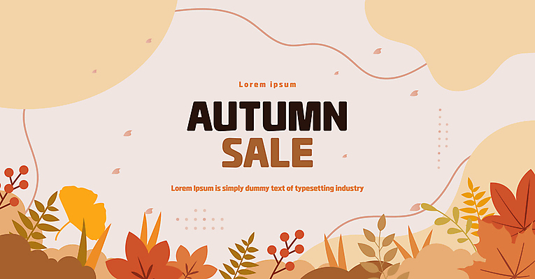 템플릿 배너 낙엽 자연 추상 이벤트 타이포그라피 사람없음 세일 주황색 가을 풀잎 라인아트 웹배너 이미지템플릿 AI파일 문자 계절 선 컬러 웹템플릿 잎 무늬 풀_식물 생태계 파일형식 벡터