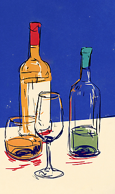 JPG 기념일 와인잔 일러스트 사람없음 파란색 와인 축하 연말 와인바 와인축제 국내일러스트 AI일러스트 AI콘텐츠 컬러 컨셉 술잔 주류 이벤트 축제 파일형식