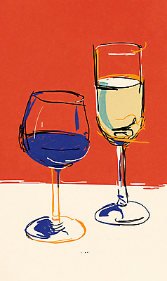 JPG 기념일 와인잔 일러스트 사람없음 빨간색 와인 축하 연말 와인바 와인축제 국내일러스트 AI일러스트 AI콘텐츠 컬러 컨셉 술잔 주류 이벤트 축제 파일형식