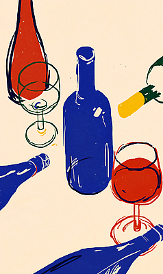 JPG 기념일 와인잔 일러스트 사람없음 파란색 와인 축하 연말 와인바 와인축제 국내일러스트 AI일러스트 AI콘텐츠 컬러 컨셉 술잔 주류 이벤트 축제 파일형식