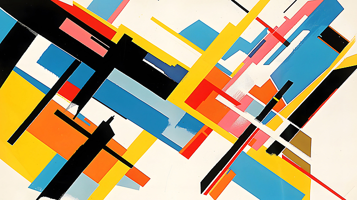 JPG 선 컬러 일러스트 추상 미술 사람없음 빨간색 컬러풀 모던 그림 기하학 구성 국내일러스트 AI일러스트 AI콘텐츠 무늬 문화예술 파일형식