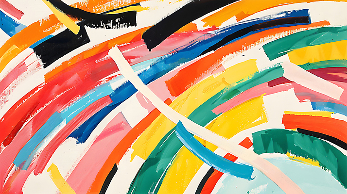 JPG 선 컬러 일러스트 추상 미술 사람없음 빨간색 컬러풀 모던 그림 구성 국내일러스트 AI일러스트 AI콘텐츠 무늬 문화예술 파일형식