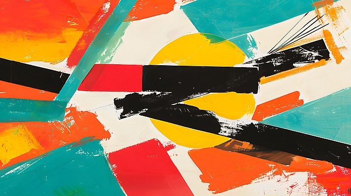 JPG 선 컬러 일러스트 추상 미술 사람없음 빨간색 모던 그림 구성 국내일러스트 AI일러스트 AI콘텐츠 무늬 문화예술 파일형식