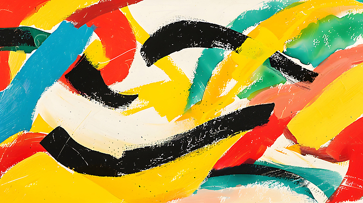 JPG 선 컬러 일러스트 추상 미술 사람없음 빨간색 컬러풀 모던 그림 구성 국내일러스트 AI일러스트 AI콘텐츠 무늬 문화예술 파일형식