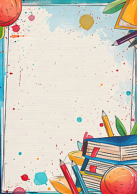 JPG 종이 예술 일러스트 색연필 수채화 사람없음 책 파란색 연필 쌓기 물감 사과 스크랩북 카피스페이스 국내일러스트 AI일러스트 AI콘텐츠 컬러 과일 모션 학용품 필기구 공백 미술도구 파일형식