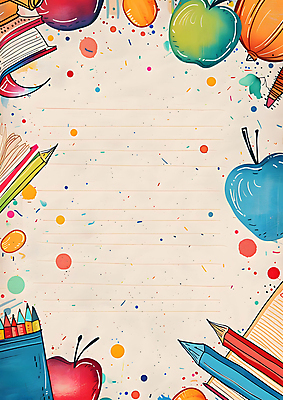 JPG 꽃 종이 예술 일러스트 색연필 수채화 사람없음 책 파란색 연필 공책 물감 점 사과 스크랩북 카피스페이스 국내일러스트 AI일러스트 AI콘텐츠 식물 컬러 과일 문구용품 학용품 필기구 공백 미술도구 파일형식