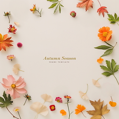 PSD 편집이미지 단풍 낙엽 나뭇잎 프레임 사람없음 가을 디지털합성 코스모스 은행잎 카피스페이스 편집소스 이미지편집 계절 꽃 잎 공백 파일형식