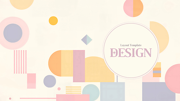 PSD 패턴 일러스트 사람없음 사각형 원형 기하학 파스텔톤 지오메트릭 국내일러스트 도형 컬러 무늬 파일형식