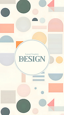 PSD 패턴 일러스트 사람없음 사각형 원형 기하학 파스텔톤 지오메트릭 국내일러스트 도형 컬러 무늬 파일형식