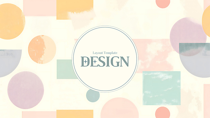 PSD 패턴 일러스트 사람없음 사각형 원형 기하학 파스텔톤 지오메트릭 국내일러스트 도형 컬러 무늬 파일형식