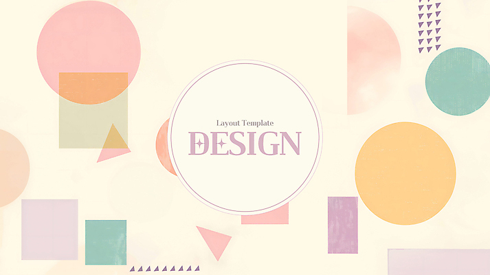 PSD 패턴 일러스트 사람없음 사각형 원형 삼각형 기하학 파스텔톤 지오메트릭 국내일러스트 도형 컬러 무늬 파일형식