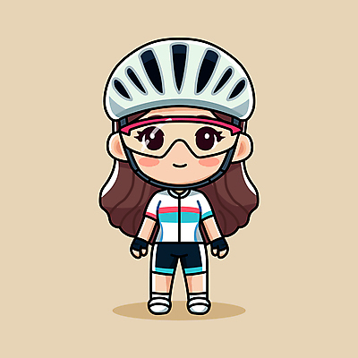 전신 여자 인물캐릭터 장갑 일러스트 고글 한명 서기 미소 성인 운동복 귀여움 헬멧 사이클선수 사이클링 라이더 라이딩 성인여자한명만 일러캐릭터 AI파일 캐릭터 1 잡화 옷 컨셉 모션 운동선수 표정 사람 보호장비 육상스포츠 여자한명만 성인여자만 파일형식 벡터