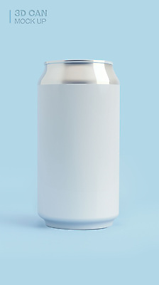 PSD 편집이미지 음료 사람없음 파란색 3D소스 3D 캔 목업 편집소스 편집3D 컬러 디지털합성 파일형식