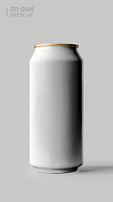PSD 편집이미지 음료 사람없음 3D소스 3D 회색 캔 목업 편집소스 편집3D 컬러 디지털합성 파일형식