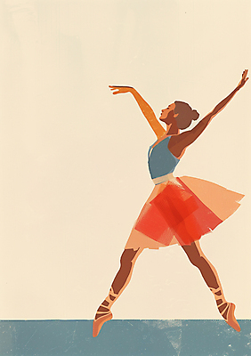 JPG 전신 여자 문화 예술 일러스트 한명 성인 물감 발레 발레리나 발레복 발레동작 성인여자한명만 국내일러스트 AI일러스트 AI콘텐츠 1 옷 포즈 사람 미술도구 춤 여자한명만 성인여자만 파일형식