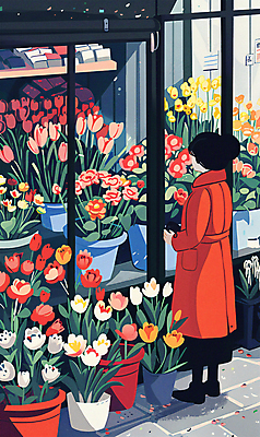 전신 PSD 여자 꽃 화분 일러스트 한명 성인 햇빛 상품 꽃집 고객 진열장 감성 성인여자한명만 국내일러스트 식물 1 컨셉 사람 태양 상점 여자한명만 성인여자만 파일형식