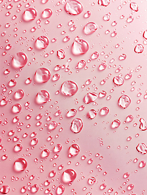 JPG 편집 편집이미지 분홍색 사람없음 물 물방울 편집실사 AI컴퓨터그래픽 AI콘텐츠 자연요소 컬러 CG 파일형식