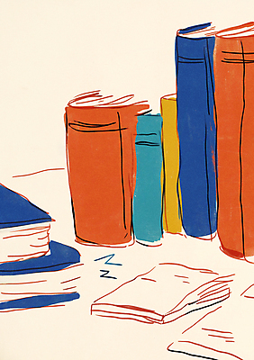 JPG 일러스트 사람없음 책 독서 가을 서재 책상 드로잉 북페스티벌 책더미 가을축제 국내일러스트 AI일러스트 AI콘텐츠 계절 가구 미술 축제 무더기 파일형식 가을_계절