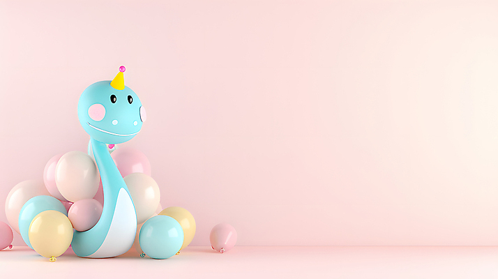 JPG 편집이미지 캐릭터 분홍색 새해 미소 사람없음 장난감 3D 귀여움 고깔모자 축하 뱀 뱀캐릭터 풍선 파스텔톤 편집3D 푸른뱀캐릭터 AI컴퓨터그래픽 AI콘텐츠 모자_잡화 컬러 동물캐릭터 컨셉 파충류 표정 디지털합성 파일형식