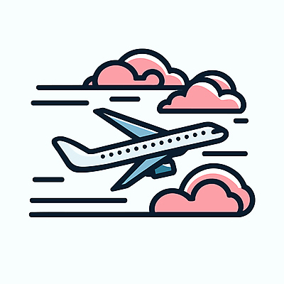 구름 교통수단 분홍색 해외여행 하늘색 라인일러스트 일러스트 하늘 휴가 비행기 사람없음 비행 항공 엘리먼트 국내일러스트 AI파일 자연요소 해외 컬러 여행 교통 항공교통 대중교통 파란색 파일형식 벡터