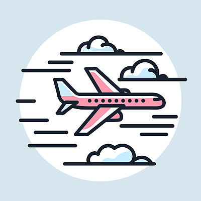 구름 교통수단 분홍색 해외여행 하늘색 라인일러스트 일러스트 하늘 휴가 비행기 사람없음 비행 항공 엘리먼트 국내일러스트 AI파일 자연요소 해외 컬러 여행 교통 항공교통 대중교통 파란색 파일형식 벡터