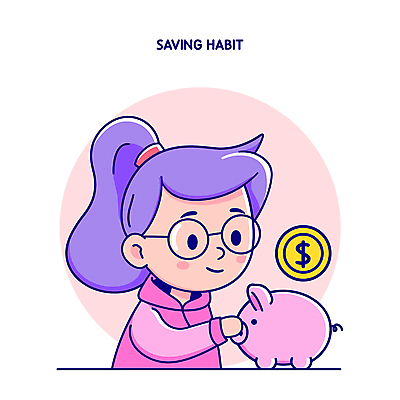 여자 교육 어린이 인물캐릭터 돈 일러스트 한명 미소 웃음 소녀 상반신 금융 보라색 동전 저축 돼지저금통 습관 소녀한명만 일러캐릭터 AI파일 캐릭터 1 컬러 표정 사람 경제 저금통 재산 여자한명만 소녀만 파일형식 벡터