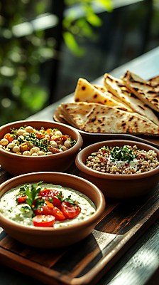 JPG 편집이미지 음식 사람없음 난 양념 소스 디지털합성 나무그릇 나무쟁반 편집실사 AI포토 AI콘텐츠 그릇 쟁반 목재 CG 파일형식