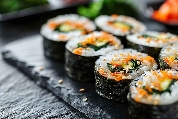 JPG 편집이미지 접시 음식 사람없음 디지털합성 김밥 집밥 편집실사 AI포토 AI콘텐츠 식기 CG 파일형식