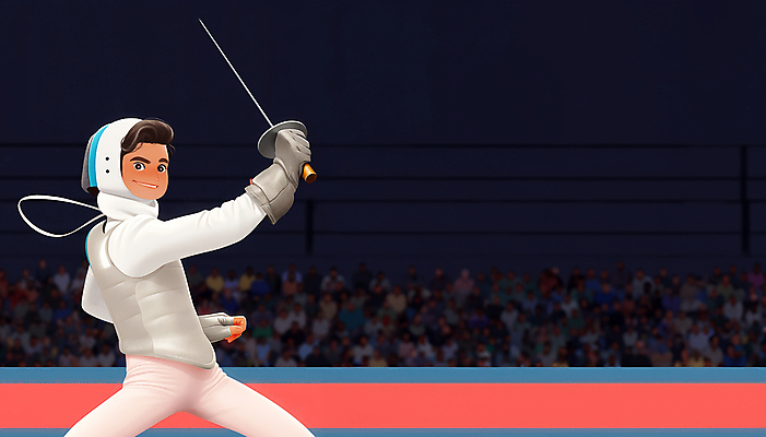 JPG 남자 스포츠 올림픽 일러스트 운동선수 한명 들기 경기 성인 운동 경기장 에너지 집중 펜싱 펜싱선수 펜싱검 펜싱복 성인남자한명만 국내일러스트 AI일러스트 AI콘텐츠 1 컨셉 유니폼 스포츠시설 모션 건강 사람 펜싱용품 남자한명만 성인남자만 파일형식