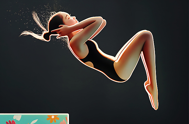 JPG 전신 여자 스포츠 올림픽 일러스트 운동선수 한명 성인 공중 운동 점프 수영 에너지 우아함 다이빙 다이빙선수 성인여자한명만 국내일러스트 AI일러스트 AI콘텐츠 1 컨셉 모션 건강 사람 수상스포츠 수중스포츠 여자한명만 성인여자만 파일형식