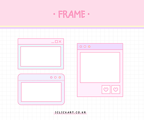 디자인 배너 분홍색 일러스트 프레임 팝업 사람없음 귀여움 메모지 인터넷창 키치 국내일러스트 AI파일 컬러 컨셉 인터넷 사무용품 파일형식 벡터