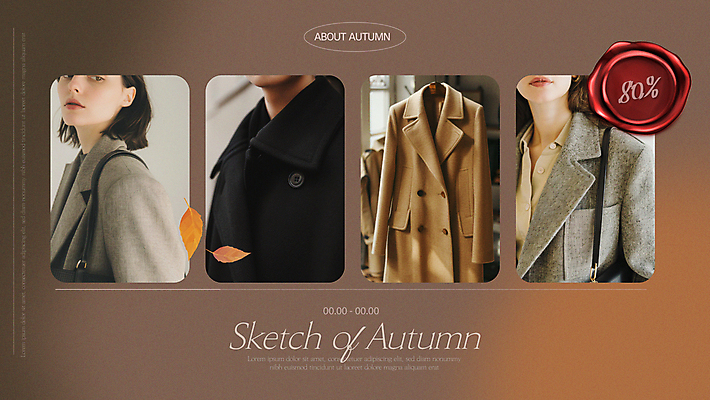 외국인 모델 템플릿 배너 여자 패션 남자 상반신 성인 세명 홈페이지 갈색 재킷 코트 가을 쇼핑몰 신상품 씰링왁스 웹배너 성인만 이미지템플릿 AI파일 계절 컬러 웹템플릿 사람 인종 외투 상품 파일형식 벡터