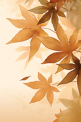 JPG 단풍 일러스트 자연 수채화 사람없음 갈색 가을 차분 국내일러스트 AI일러스트 AI콘텐츠 계절 컬러 컨셉 잎 생태계 파일형식