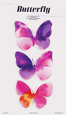 PSD 포스터 나비 일러스트 추상 수채화 사람없음 보라색 우아함 번짐 그라데이션 단순화된 편집소스 미니멀 국내일러스트 컬러 곤충 컨셉 무늬 파일형식 효과