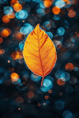 JPG 편집이미지 낙엽 자연 사람없음 어둠 가을 숲 보케 편집실사 AI컴퓨터그래픽 AI콘텐츠 계절 잎 CG 생태계 파일형식