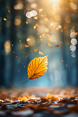 JPG 편집이미지 낙엽 사람없음 빛 햇빛 가을 숲 보케 편집실사 AI컴퓨터그래픽 AI콘텐츠 계절 잎 태양 CG 파일형식