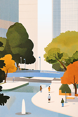 전신 PSD 나무 라이프스타일 공원 여자 남자 단풍 일러스트 풍경 빌딩 여러명 성인 건물 가을풍경 가을 도시 분수 광장 시민 가교 성인만 국내일러스트 식물 건축물 계절 공공시설 다수 잎 사람 생활 국민 파일형식 가을_계절