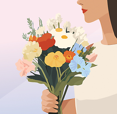 여자 부케 결혼 일러스트 한명 들기 성인 축하 그라데이션 내추럴 성인여자한명만 국내일러스트 AI파일 1 꽃다발 컨셉 모션 사람 이벤트 여자한명만 성인여자만 파일형식 벡터