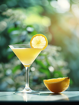 JPG 편집이미지 잎 단면 그림자 사람없음 초록색 햇빛 칵테일 레몬 칵테일잔 슬라이스 편집실사 AI포토 AI콘텐츠 식물 컬러 술잔 과일 주류 태양 CG 파일형식